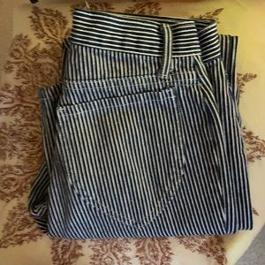 Lykke Wullf Perfected Ranch Pant Railroad Stripes